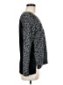 Ann Taylor LOFT 100% Cotton Animal Print Gray Pullover Sweater Size M - photo 4