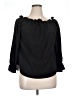 Natori Black 3/4 Sleeve Blouse Size XL - photo 2