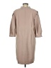 La Roque 100% Polyester Solid Tan Casual Dress Size M - photo 2