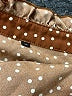 Unbranded 100% Polyester Polka Dots Brown Casual Dress Size M - photo 7