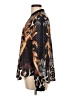 ECI 100% Polyester Brown Long Sleeve Blouse Size L - photo 5