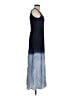 Studio West 100% Rayon Tie-dye Blue Casual Dress Size S - photo 4