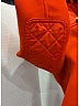 Burberry 100% Wool Orange Diamond Quilted Panel Duffle Coat Size 14 - photo 7
