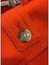 Burberry 100% Wool Orange Diamond Quilted Panel Duffle Coat Size 14 - photo 8
