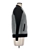 J.Crew 100% Cotton Gray Track Jacket Size 6 - photo 4