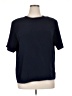 Worthington 100% Polyester Blue Short Sleeve Top Size XL - photo 1