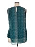 Worthington 100% Polyester Teal Sleeveless Blouse Size XL - photo 2