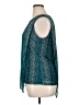 Worthington 100% Polyester Teal Sleeveless Blouse Size XL - photo 5