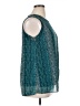 Worthington 100% Polyester Teal Sleeveless Blouse Size XL - photo 4