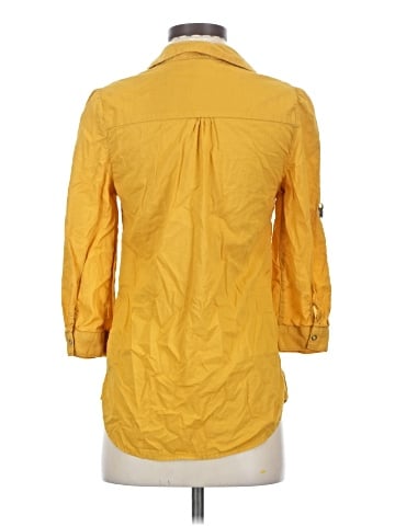 Fei 3/4 Sleeve Button-Down Shirt (view 2)