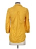 Fei 100% Cotton Yellow 3/4 Sleeve Button-Down Shirt Size 2 - photo 2