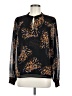 CAbi 100% Polyester Black Long Sleeve Blouse Size M - photo 1