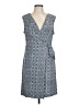 Dana Buchman Paisley Blue Casual Dress Size L - photo 1