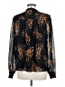 CAbi 100% Polyester Black Long Sleeve Blouse Size M - photo 2