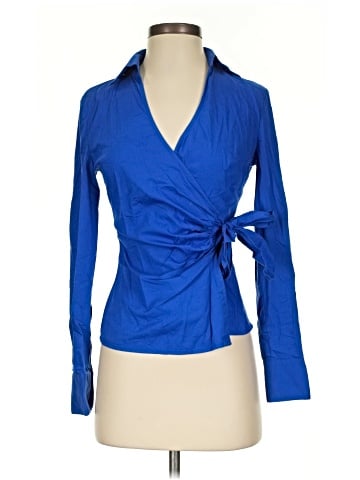 Express Design Studio Long Sleeve Blouse (view 1)