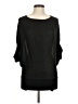 Cashmere 100% Rayon Black 3/4 Sleeve Top Size M - photo 1