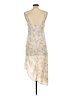 Shein 100% Polyester Floral Ivory Cocktail Dress Size L - photo 2
