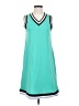 Unbranded Color Block Teal Casual Dress Size S (estimated) - photo 1