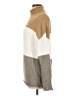 Bibi Color Block Tan Turtleneck Sweater Size L - photo 5