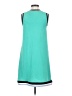 Unbranded Color Block Teal Casual Dress Size S (estimated) - photo 2