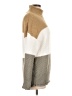 Bibi Color Block Tan Turtleneck Sweater Size L - photo 4