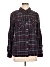 Daytrip Plaid Burgundy Long Sleeve Button-Down Shirt Size L - photo 1