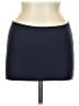 Unbranded Solid Blue Tan Casual Skirt Size M - photo 1