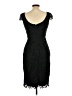 Review 100% Polyester Black Cocktail Dress Size 10 - photo 2