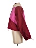 Zara 100% Polyester Color Block Burgundy Jacket Size XS - photo 5