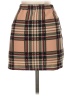 Unbranded Plaid Brown Casual Skirt Size XXS (estimated) - photo 2