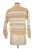 Veda Stripes Tan Turtleneck Sweater Size M - photo 2