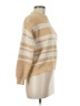 Veda Stripes Tan Turtleneck Sweater Size M - photo 4