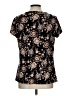 Adrienne Vittadini Black Short Sleeve Blouse Size L - photo 2