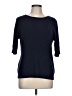 St. John Blue 3/4 Sleeve Top Size L - photo 1