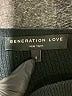 Generation Love 100% Cotton Color Block Black Pullover Sweater Size S - photo 7
