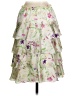 Assorted Brands Floral Ivory Casual Skirt Size XS (estimated) - photo 2