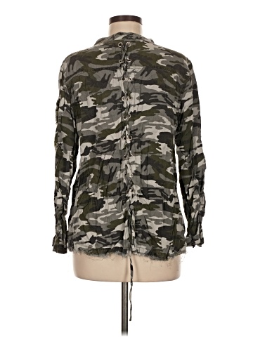 MONORENO Long Sleeve Button-Down Shirt (view 2)