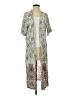 Free People 100% Viscose Gray Kimono Size XS - photo 1