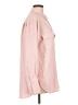 Ann Taylor LOFT 100% Polyester Color Block Pink Long Sleeve Blouse Size L - photo 4