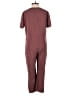 Hatch Solid Burgundy Jumpsuit Size XS Maternity (0) - photo 2