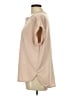 Cupio Tan Short Sleeve Blouse Size L - photo 5