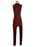 Shein Solid Brown Jumpsuit Size L - photo 1