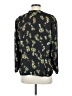 CAbi 100% Polyester Floral Black Long Sleeve Blouse Size M - photo 2