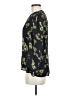 CAbi 100% Polyester Floral Black Long Sleeve Blouse Size M - photo 5