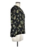 CAbi 100% Polyester Floral Black Long Sleeve Blouse Size M - photo 4