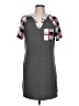 Unbranded Checkered-gingham Gray Casual Dress Size L - photo 1