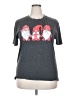 Unbranded Hearts Gray Short Sleeve T-Shirt Size 2X - photo 1