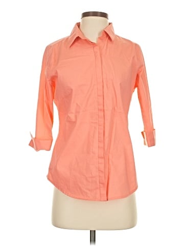 Worthington 3/4 Sleeve Button-Down Shirt (view 1)
