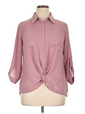 Iz Byer 3/4 Sleeve Blouse (view 1)