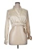 Love, Bonito 100% Polyester Ivory Long Sleeve Blouse Size XL - photo 1